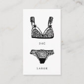 ランジェリーモダンパンティゲームサイズ挿入 エンクロージャーカード (正面)