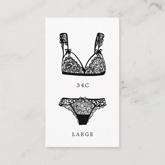 ランジェリーモダンパンティゲームサイズ挿入 エンクロージャーカード (正面)