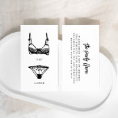 ランジェリーモダンパンティゲームサイズ挿入 エンクロージャーカード