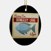 ランジェリーレイクメーンフィッシュヴィンテージトラベル セラミックオーナメント (右)