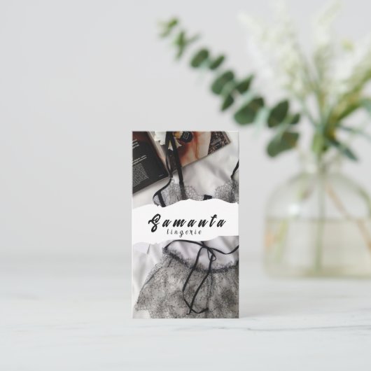 ランジェリー名刺 名刺 (スタンド正面)