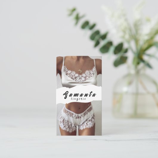 ランジェリー名刺 名刺 (スタンド正面)