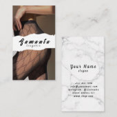 ランジェリー名刺 名刺 (正面/裏面)