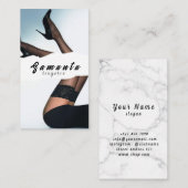 ランジェリー名刺 名刺 (正面/裏面)