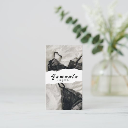 ランジェリー名刺 名刺 (スタンド正面)