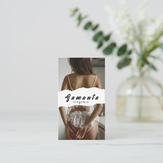 ランジェリー名刺 名刺 (スタンド正面)