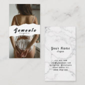 ランジェリー名刺 名刺 (正面/裏面)