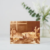 ランジェリー型はがき ポストカード (スタンド正面)