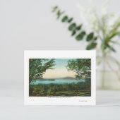 ランジェリー湖を一望 ポストカード (スタンド正面)