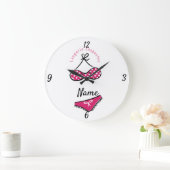 ランジェリー·インスペクター·サンダー·コーブ  ラージ壁時計 (ホーム)