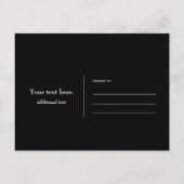 ランジェリー&キャンディパーティーガールズ招待状フライヤー インビテーションポストカード (裏面)