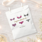 ランジェリー ブライズ シャワー フェイバーバッグ (クリップ留めされた状態)