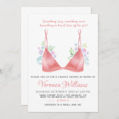 ランジェリー ブライダルシャワーの招待状 招待状 (正面/裏面)