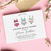 ランジェリー ブライダルシャワー 招待状