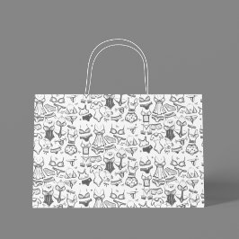 ランジェリー ブライダル シャワー ラージペーパーバッグ