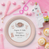 ランジェリー&ラテのブライズシャワー ペーパープレート (パーティー)