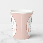 ランジェリー＆ラテのブライダルシャワー 紙コップ (右)