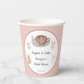 ランジェリー＆ラテのブライダルシャワー 紙コップ (正面)