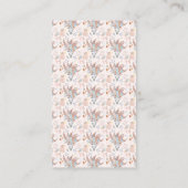 ランジェリー&ラテブライダルシャワーレジストリ エンクロージャーカード (裏面)