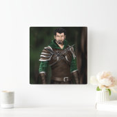 ランジャー・ディロン スクエア壁時計 (ホーム)