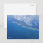 ランジロア飛行機の景色 ポストカード (正面/裏面)