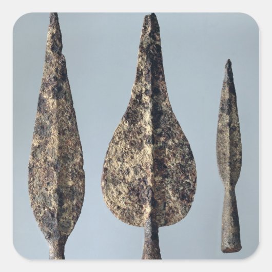 ランスとジャベリン・ヘッズ、紀元前475-300年 スクエアシール (正面)
