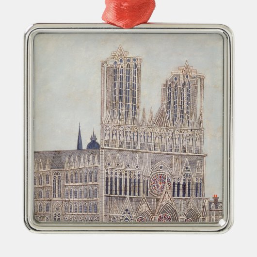 ランスのカテドラル、c.1923 メタルオーナメント (正面)