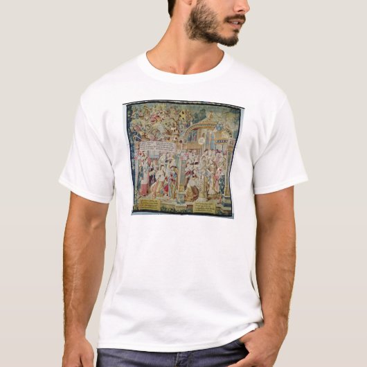 ランスのSt. Remigiusの司教の生命 Tシャツ (正面)