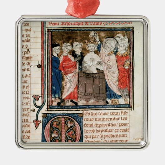 ランスのSt. Remigiusの司教 メタルオーナメント (正面)