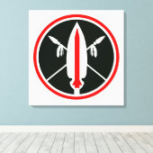 ランスミサイル キャンバスプリント (インサイチュ (ウッドフロア))