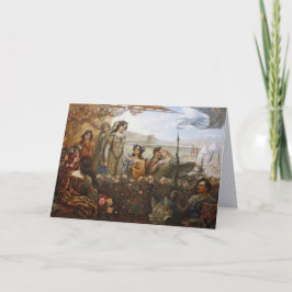 ランスロットとギネヴィア (ハーバート・ジェームズ・ドレイパー作) カード