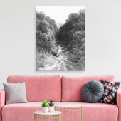 ランスロットはアストラートの城に近づく キャンバスプリント (インサイチュ (リビング))