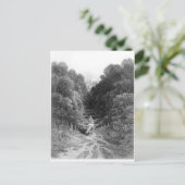 ランスロットはアストラートの城に近づく ポストカード (スタンド正面)