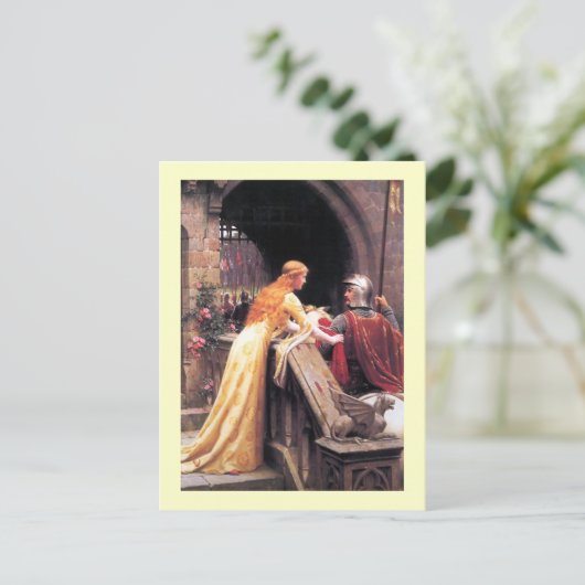 ランスロット卿とギニーは階段に ポストカード (スタンド正面)