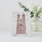 ランス大聖堂 |シャンパン地方（フランス） ポストカード (スタンド正面)