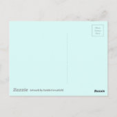 ランズウィックベイヨークシャーイングランド水絵を描色の ポストカード (裏面)