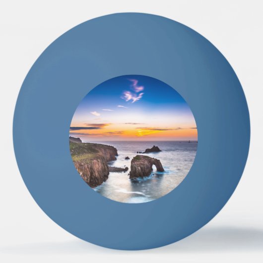 ランズエンドサンセットエニーズドドナン武装ナイトコーンウォール 卓球ボール (正面)