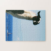 ランズエンド、コーンウォールのラマ ジグソーパズル (横)