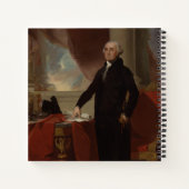ランズダウンポートレート：ジョージ・ワシントン米大統領 ノートブック (裏面)