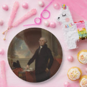 ランズダウンポートレート:ジョージ・ワシントン米大統領 ペーパープレート (パーティー)