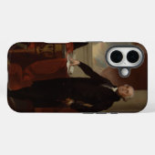 ランズダウンポートレート:ジョージ・ワシントン米大統領 Case-Mate iPhoneケース (裏面 (横))