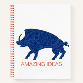 ランズ付きワイルドボア ノートブック