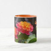 ランタナの鮮やかな花々 マグカップ (中央)