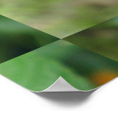 ランタナガーデンフラワーイエロー ポスター (角)