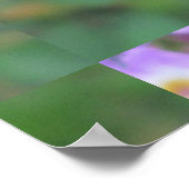 ランタナプラントパープルフローラ ポスター (角)