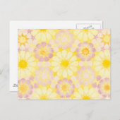 「ランタナ」イスラム幾何学はがき ポストカード (正面/裏面)