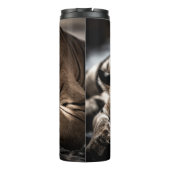 ランタムボアタイガー:クローズアップ素晴らしアート。 タンブラー (裏面)