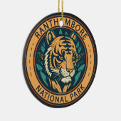 ランタムボア国立公園インドヴィンテージ セラミックオーナメント (右)