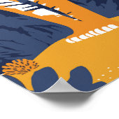 ランタムボア国立公園インドヴィンテージ ポスター (角)