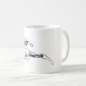 ランタンが緑に変わる コーヒーマグカップ (正面右)
